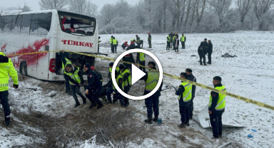 Feci kaza! Otobüs tarlaya devrildi: 6 ölü, 33 yaralı