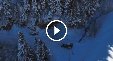 Giresun yaylalarındaki kar mesaisi dronla havadan görüntülendi