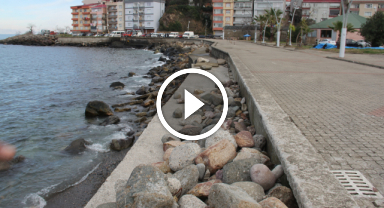 Tirebolu'da fırtına felaketinin izleri siliniyor