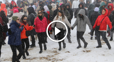 Doğaseverler Kümbet Yaylası'ndaki Kar Festivali'nde buluştu 