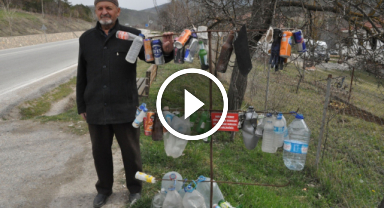 Çöp atanlardan bıktı, çareyi bu şekilde buldu 