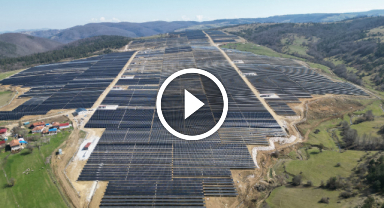 Türkiye'nin en büyük GES'i elektrik üretmeye başladı