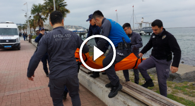 Yaşlı kadının cesedi denizde bulundu