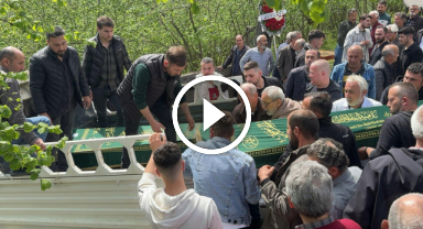 Yangın faciasında hayatını kaybeden baba ve oğlu Giresun'da defnedildi