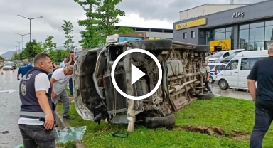 Ordu-Giresun yolunda feci kaza: 1 ölü, 4 yaralı