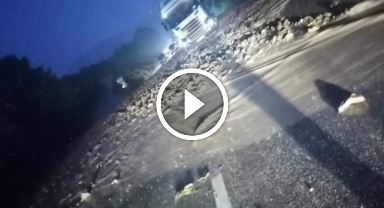 Giresun'da heyelan: Giresun-Gümüşhane karayolu ulaşıma kapandı   