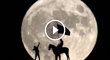 'Süper Mavi Ay' görsel şölen sundu