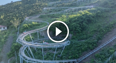 Karadeniz'in ilk ve tek 'dağ kızağı' 3 ayda yarım milyonu ağırladı