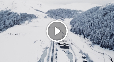 Giresun yaylaları beyaz gelinliğini giydi! Muhteşem görüntüler (Video haber)