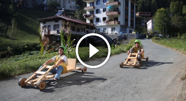  Rize'de 14. Laz Ralli Tahta Araba Şenliği gerçekleştirildi 