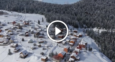 Giresun'un Kulakkaya Yaylası beyaza büründü