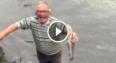 Derede İlginç Balık Avı: O Anlar Sosyal Medyada Büyük İlgi Gördü