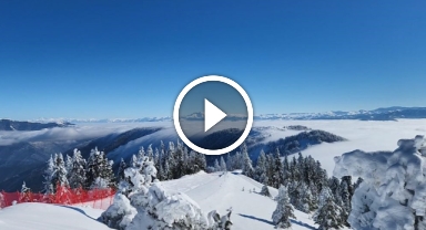 Karadeniz'de Kar ve Sis Bulutları Görsel Bir Şölene Dönüştü