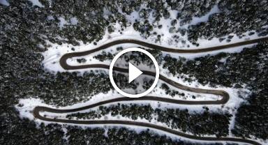 Sahara Geçidi Kışın Beyaz Cennete Dönüşüyor