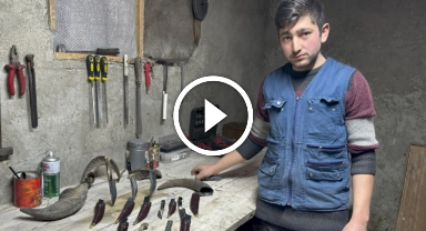 Giresunlu Genç, Unutulmaya Yüz Tutan Karabörk Bıçağını Yeniden Üretiyor