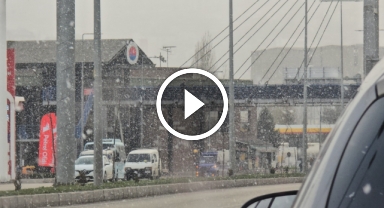 Kış ayında yağmayan kar bahar ayında geldi