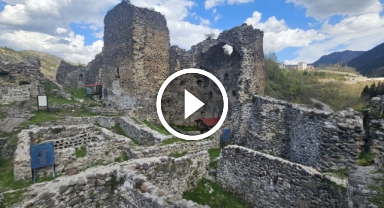 Asırlara meydan okuyan Şavşat Kalesi havadan böyle görüntülendi