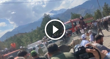 Boğa güreşlerinde panik dolu anlar