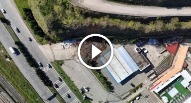 Samsun'da 3 kişinin hayatını kaybettiği heyelan bölgesi havadan görüntülendi