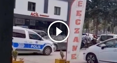 Amasya'da özel hastanede korku dolu anlar! Boğazına bıçak dayadı