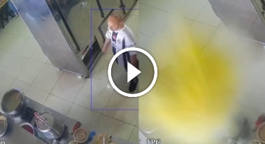 Düdüklü tencere patladı, lokanta çalışanı saniyelerle kurtuldu: O anlar kamerada