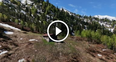 Kar örtüsünün kalktığı Kaçkar Dağları'nda bahar güzelliği