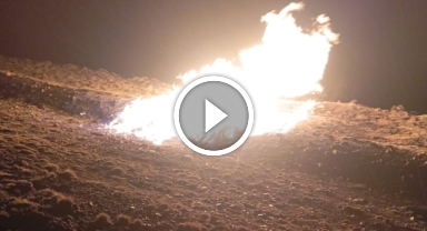 Ordu-Giresun Doğalgaz Hattında Yangın!