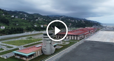 Rize-Artvin Havalimanı'na zorlu hava şartlarında uçak inişleri için yeni sistem