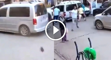 Deprem anındaki panik, güvenlik kamerasına yansıdı   