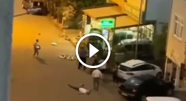  Giresun'da Dehşet Anları Kamerada: Bakkal Önünde Kan Donduran Kavga