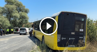 İETT otobüsü ile otomobil kafa kafaya çarpıştı: 1 kişi hayatını kaybetti