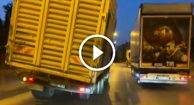 Trafikte tehlike saçtı: O anlar kameraya böyle yansıdı 