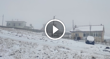 Doğu Karadeniz'in yüksek kesimleri beyaza büründü