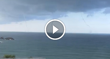 Karadeniz'de üçlü hortum