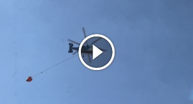 Yangının 5. gününde havadan müdahale yeniden başladı