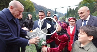 Cumhurbaşkanı Erdoğan, Ayder Yaylası'nda