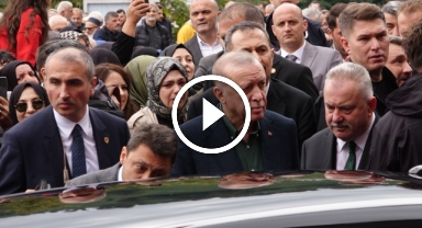 Cumhurbaşkanı Erdoğan Rize'de! Cuma namazını Güneysu Merkez Camii'nde kıldı