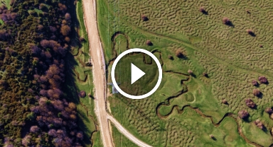 O yaylanın menderesleri havadan görüntülendi