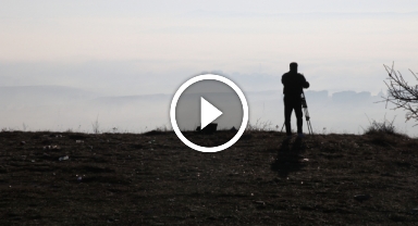 Sis adeta kenti yuttu, doğa olayı izleyenleri mest etti