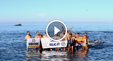 Giresun'da Sağlıklı Yaşam İçin Denize Açıldılar!