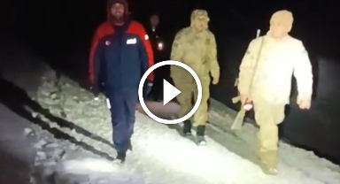 Yaylada kar nedeniyle mahsur kaldılar! 