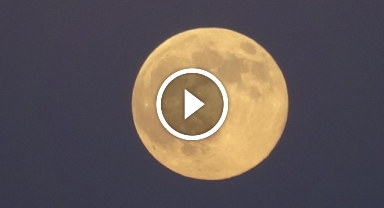 Yılın son dolunayı görsel şölen sundu