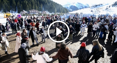Kümbet Yaylası'nda kar festivali coşkusu!
