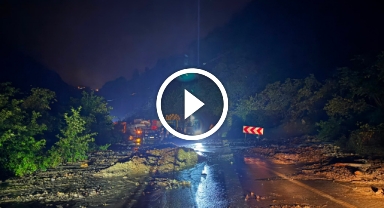 Giresun'da sağanak etkili oldu